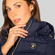 Chamarra Para Mujer Capitonada Con Gorro Desmontable - Greenlander