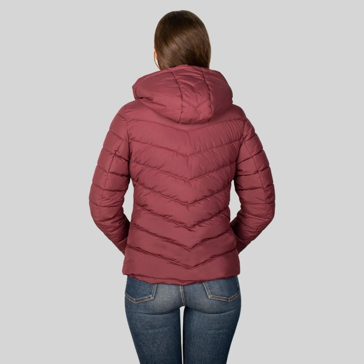 Chamarra Para Mujer Capitonada Con Gorro Desmontable - Greenlander