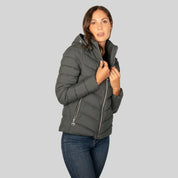 Chamarra Para Mujer Capitonada Con Gorro Desmontable - Greenlander