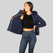 Chamarra Para Mujer Capitonada Con Gorro Desmontable - Greenlander