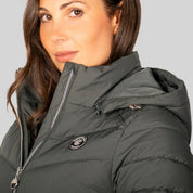 Chamarra Para Mujer Capitonada Con Gorro Desmontable - Greenlander