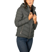 Chamarra Para Mujer Capitonada Con Gorro Desmontable - Greenlander