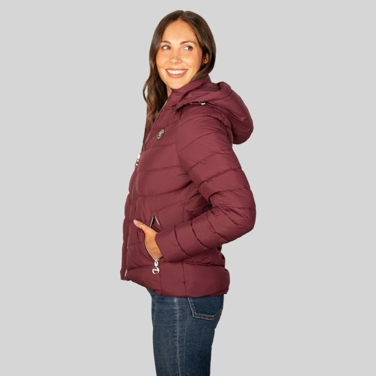 Chamarra Para Mujer Capitonada Con Gorro Desmontable - Greenlander