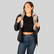 Chamarra Para Mujer Capitonada Con Gorro - Greenlander