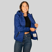 Chamarra Para Mujer Capitonada Con Gorro - Greenlander