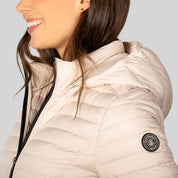 Chamarra Para Mujer Capitonada Con Gorro - Greenlander