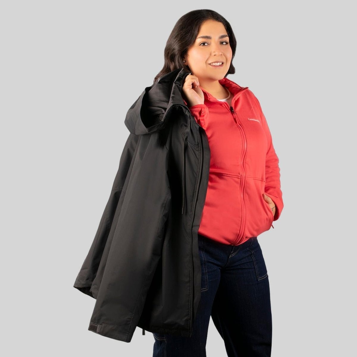 Chamarra Para Mujer Tallas Extra 2 en 1 con Fleece Desmontable Greenlander - Greenlander