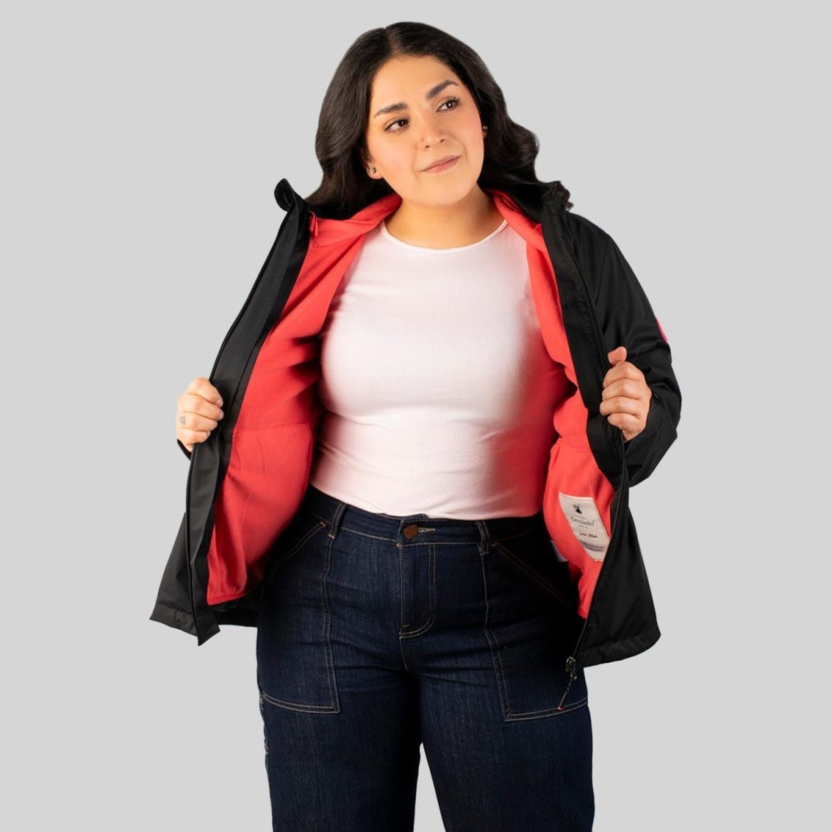 Chamarra Para Mujer Tallas Extra 2 en 1 con Fleece Desmontable Greenlander - Greenlander