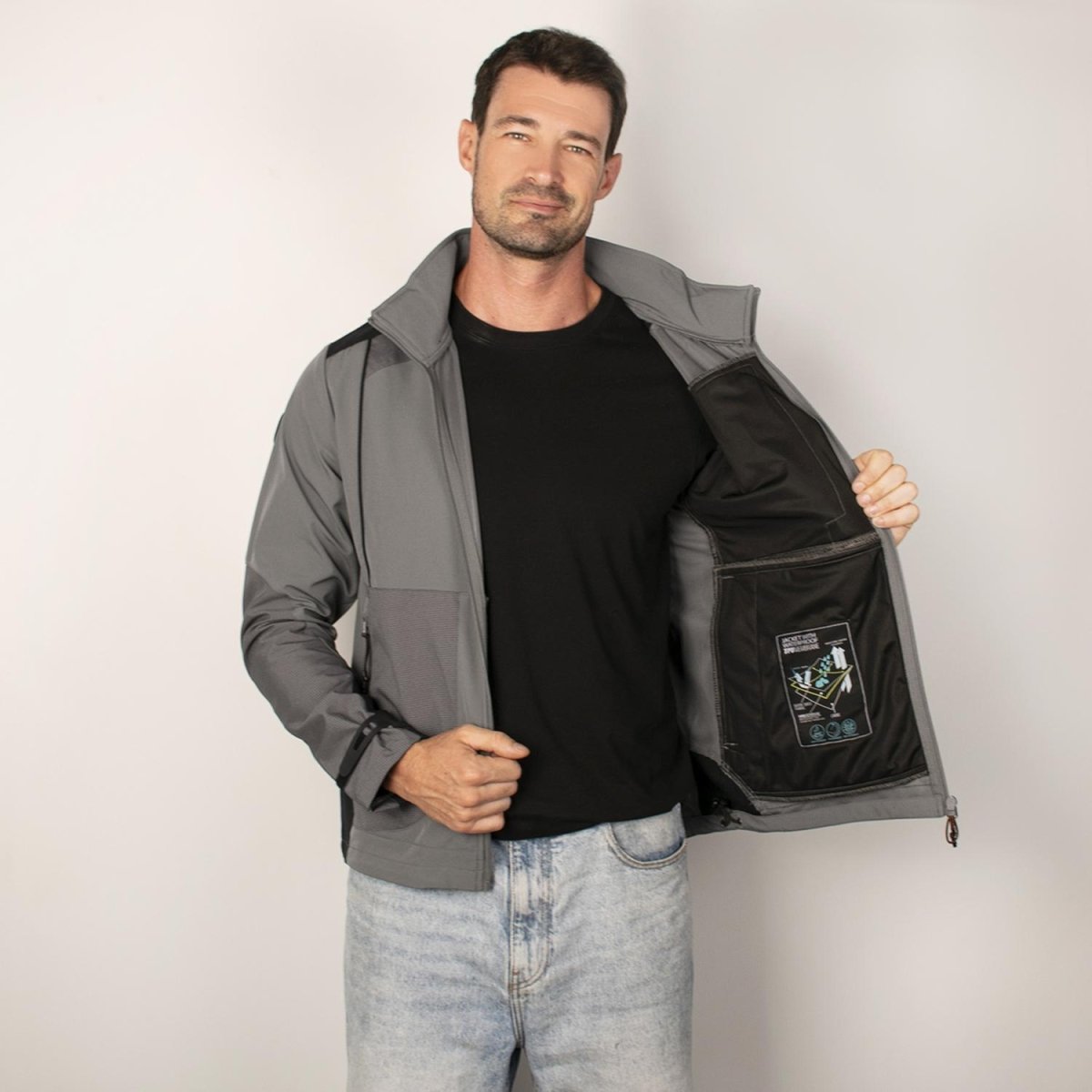 Chamarra repelente al agua para hombre con capucha desmontable Greenlander - Greenlander