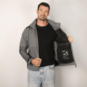 Chamarra repelente al agua para hombre con capucha desmontable Greenlander - Greenlander