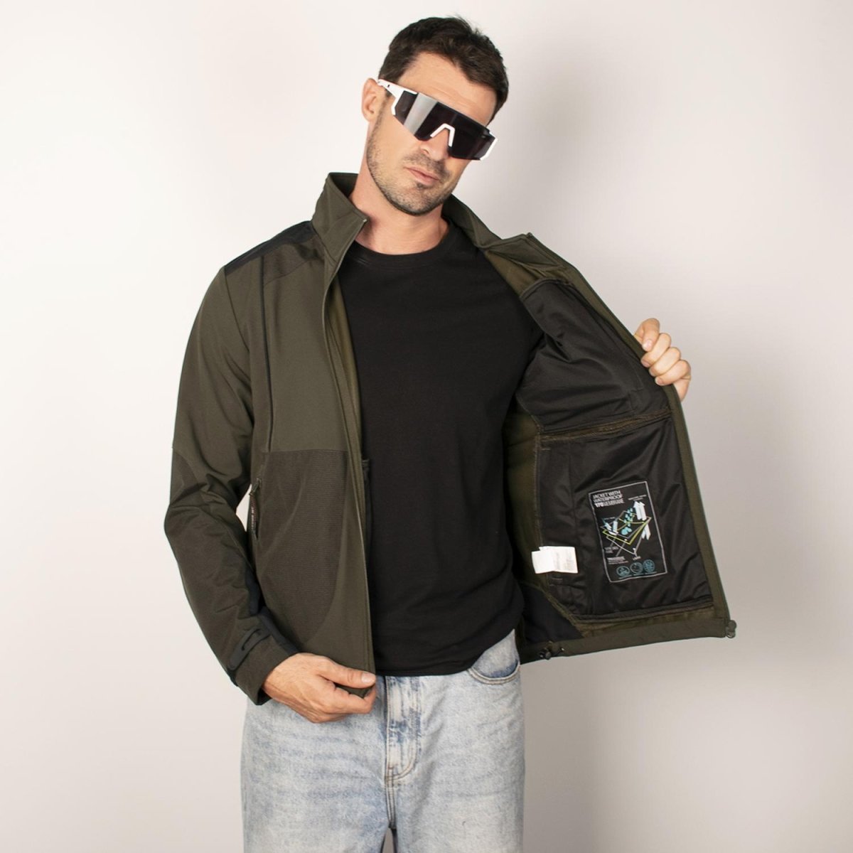 Chamarra repelente al agua para hombre con capucha desmontable Greenlander - Greenlander