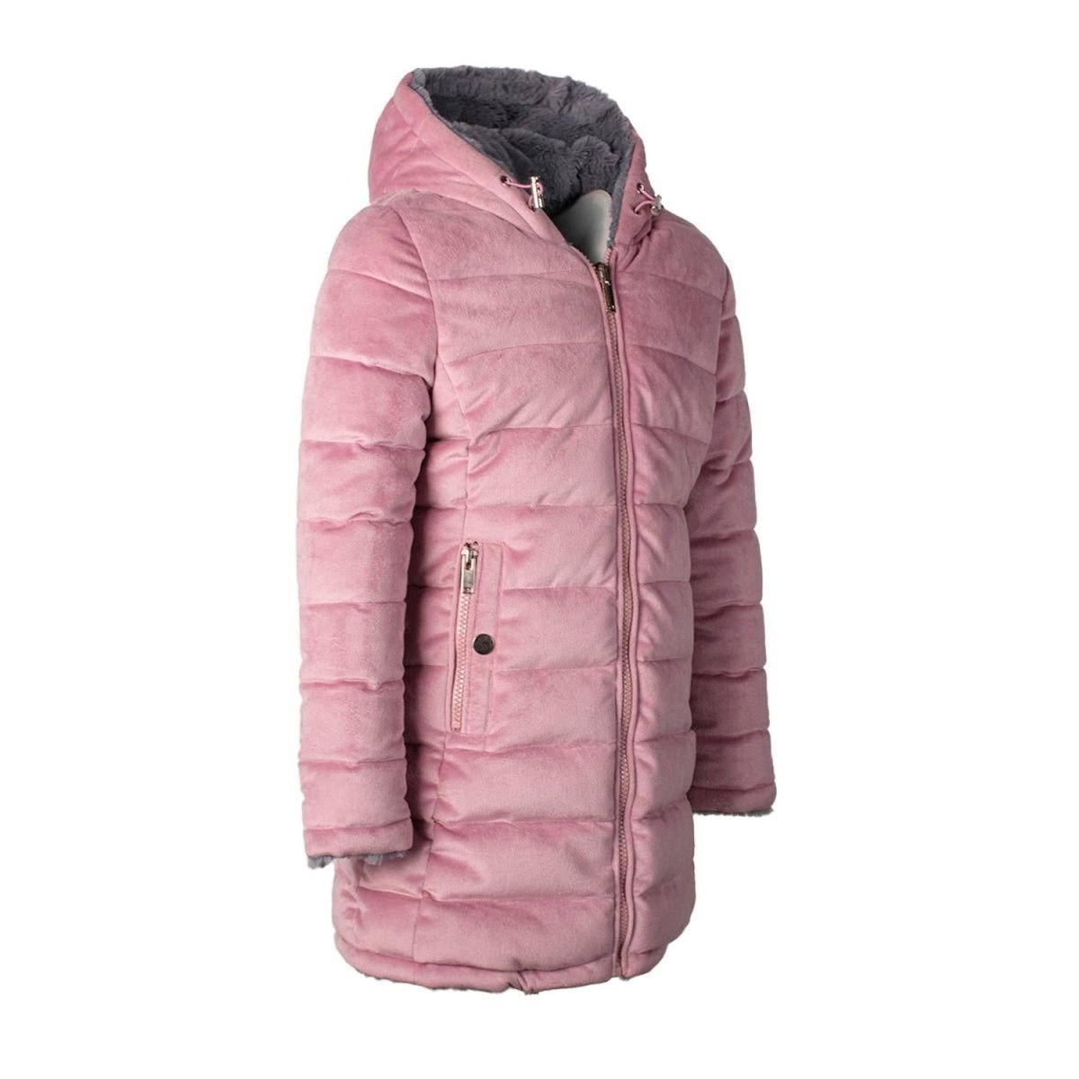 Chamarra Reversible Con Gorro Fur Niña - Greenlander