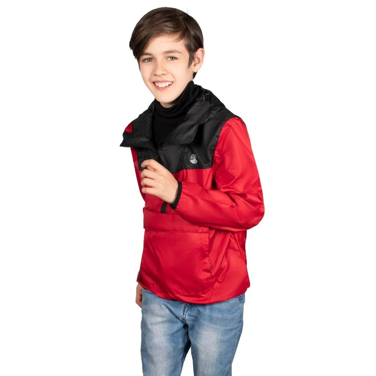 Chamarra Rompevientos Bolsa Plegable Niño - Greenlander