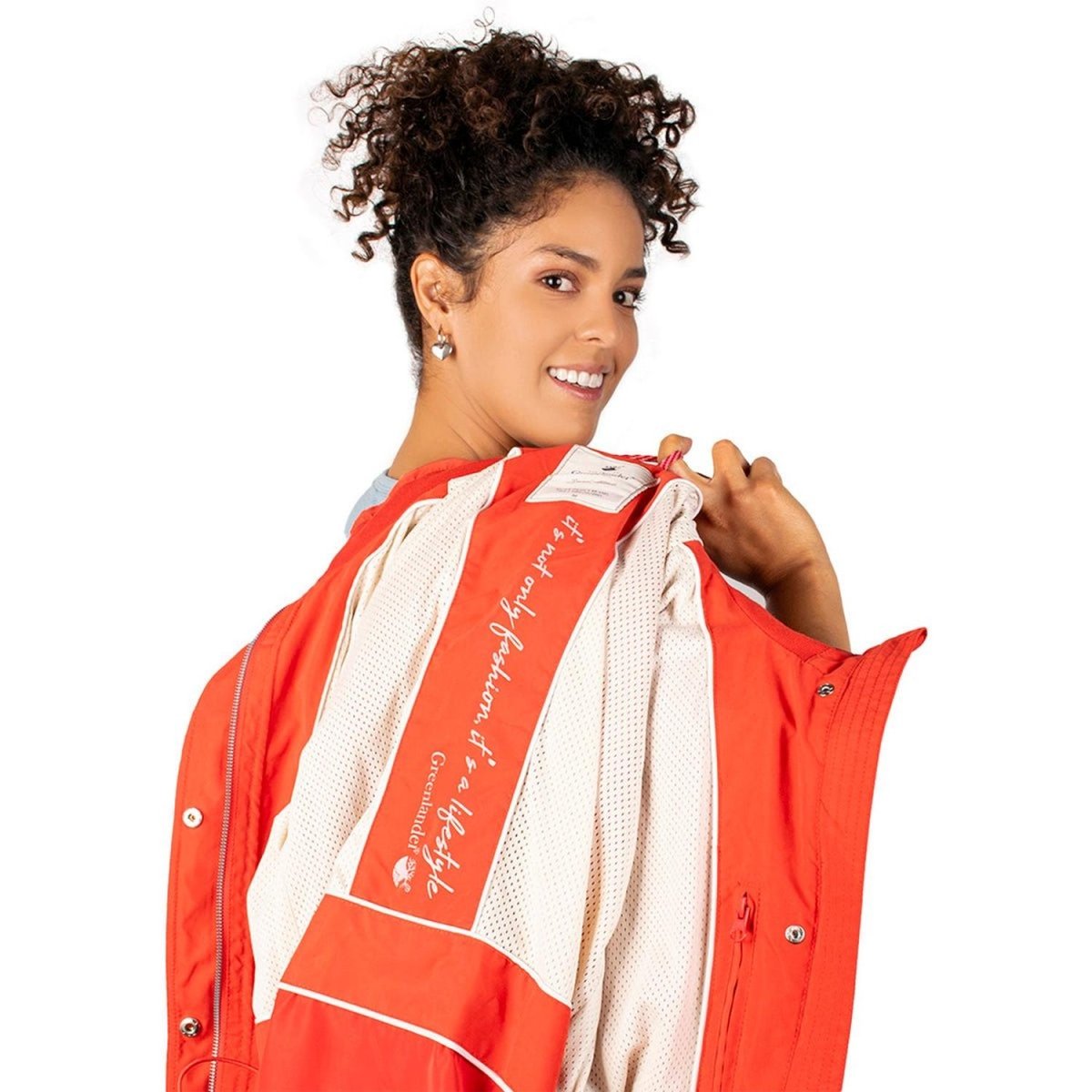 Chamarra Rompevientos Con Jaretas Mujer - Greenlander