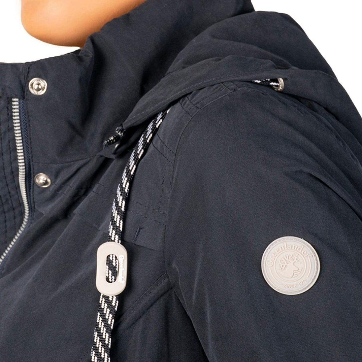 Chamarra Rompevientos Con Jaretas Mujer - Greenlander