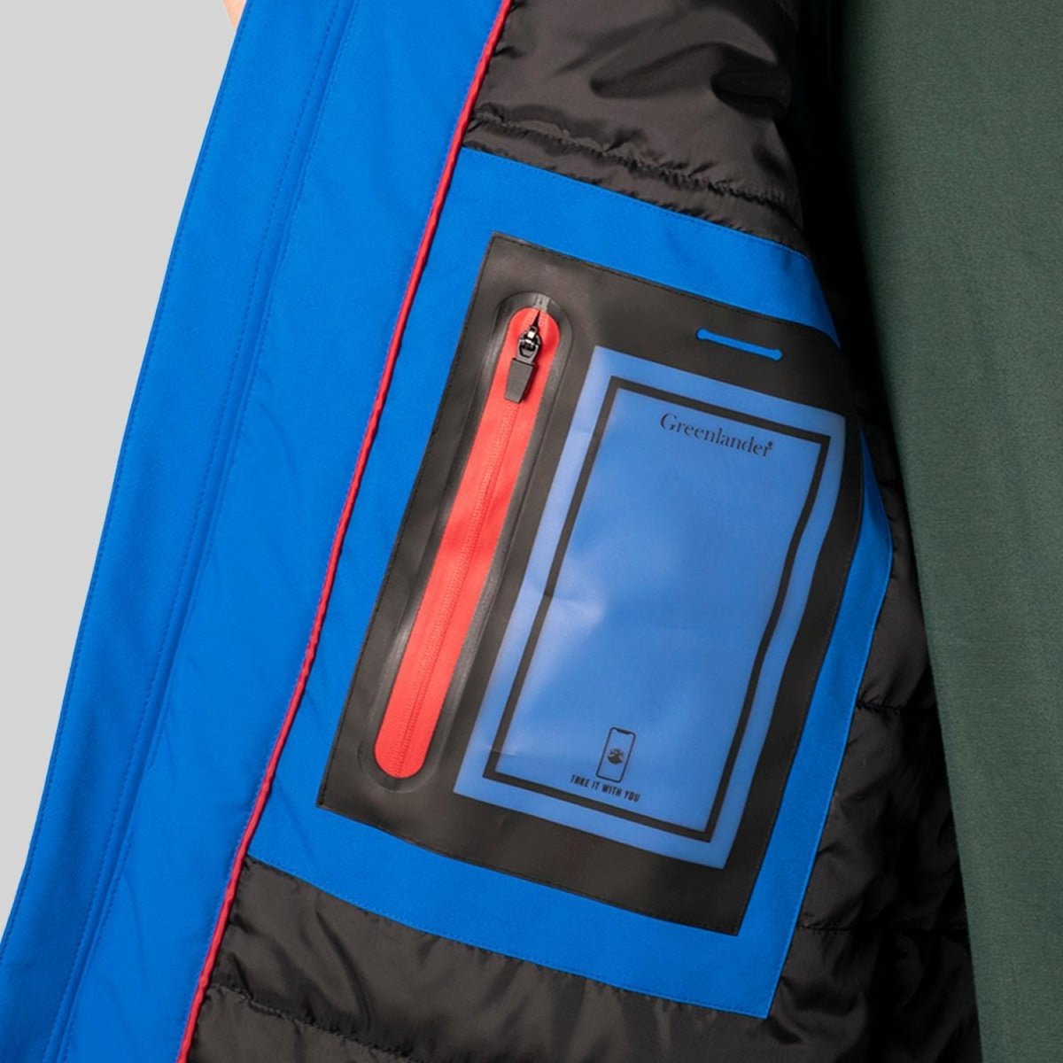 Chamarra Rompevientos Hombre Con Gorro Oculto Greenlander - Greenlander