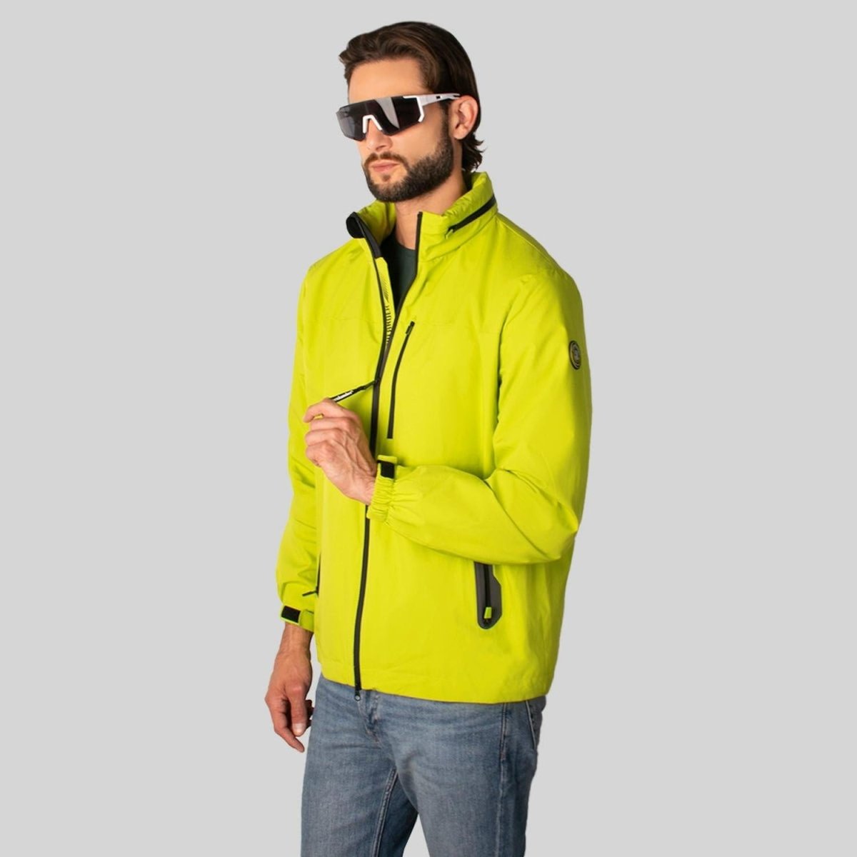 Chamarra Rompevientos Hombre Gorro Oculto Greenlander - Greenlander