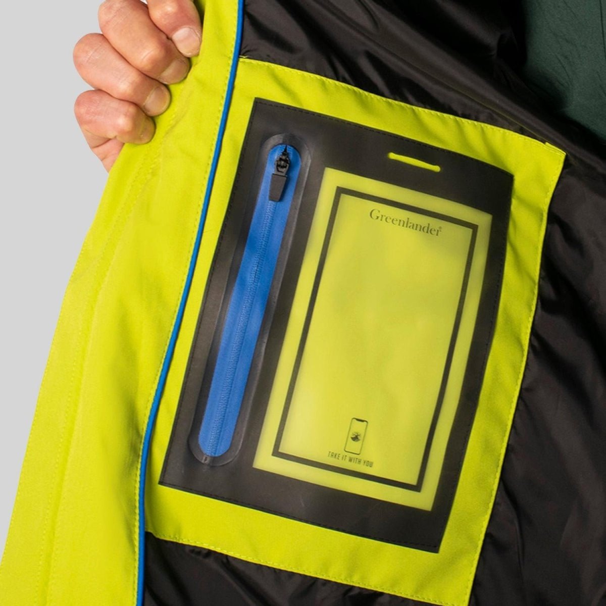 Chamarra Rompevientos Hombre Gorro Oculto Greenlander - Greenlander