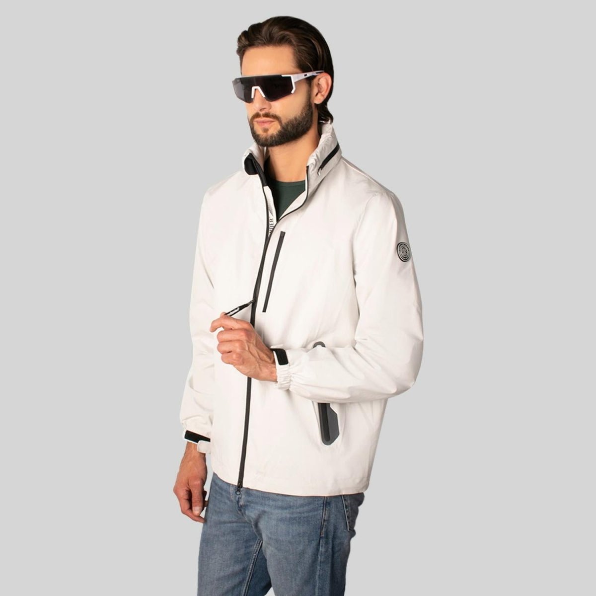 Chamarra Rompevientos Hombre Gorro Oculto Greenlander - Greenlander