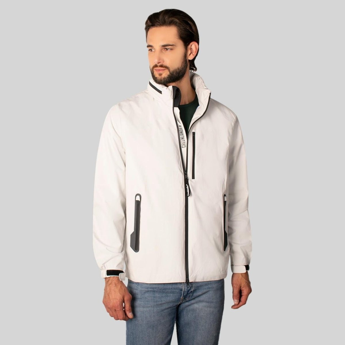 Chamarra Rompevientos Hombre Gorro Oculto Greenlander - Greenlander