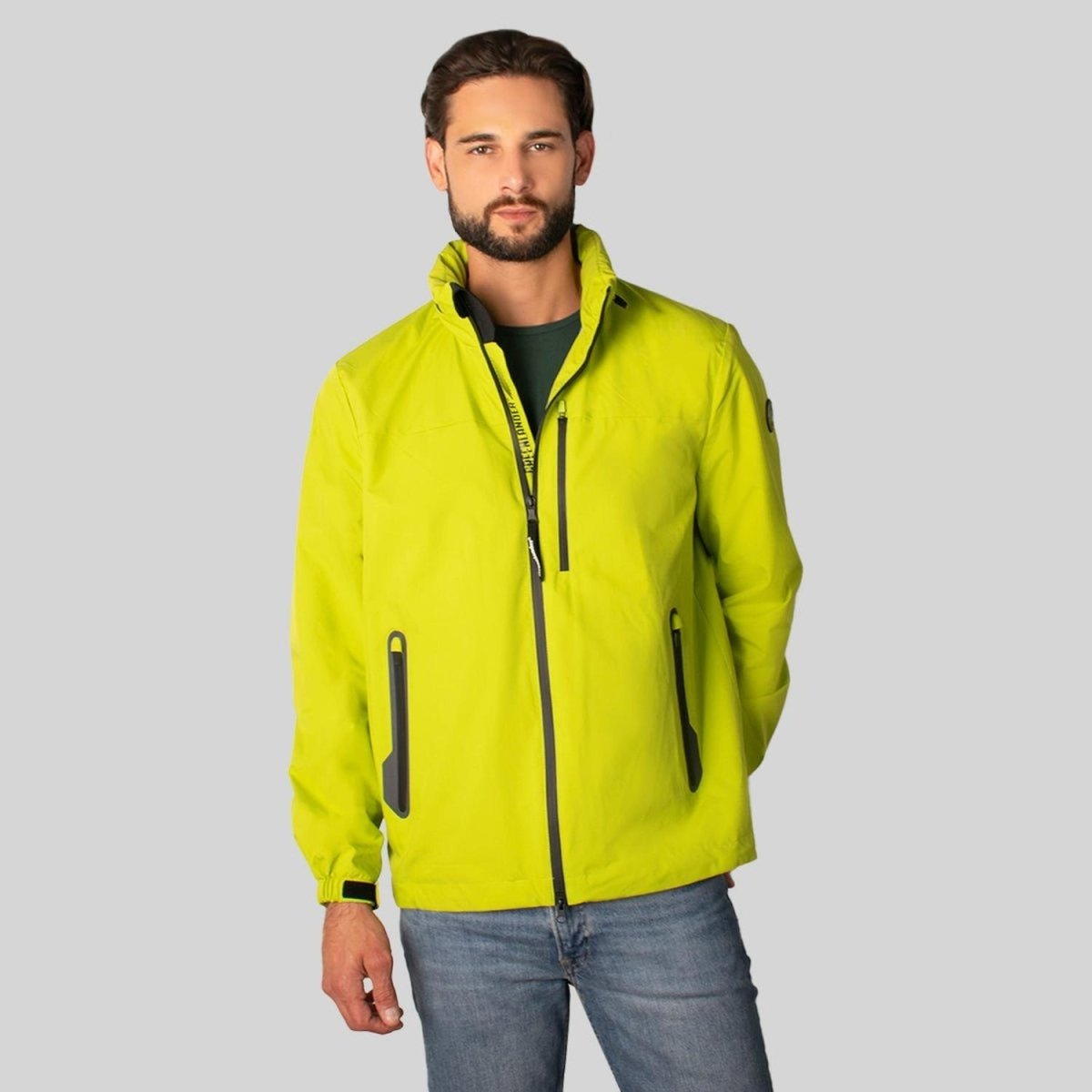 Chamarra Rompevientos Hombre Gorro Oculto Greenlander - Greenlander