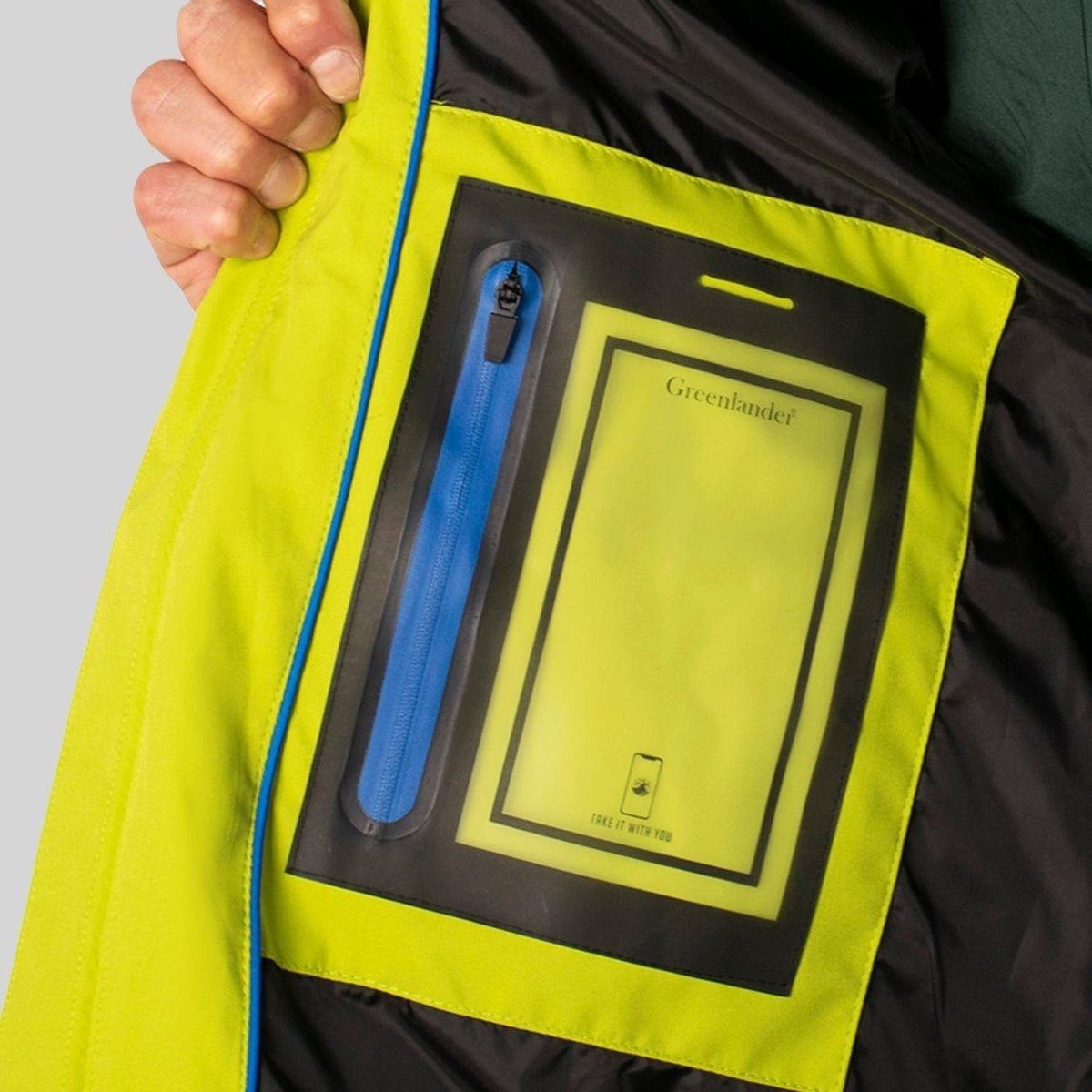 Chamarra Rompevientos Hombre Gorro Oculto Greenlander - Greenlander