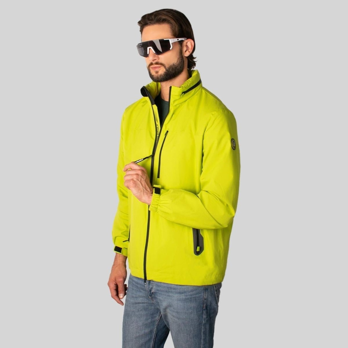 Chamarra Rompevientos Hombre Gorro Oculto Greenlander - Greenlander