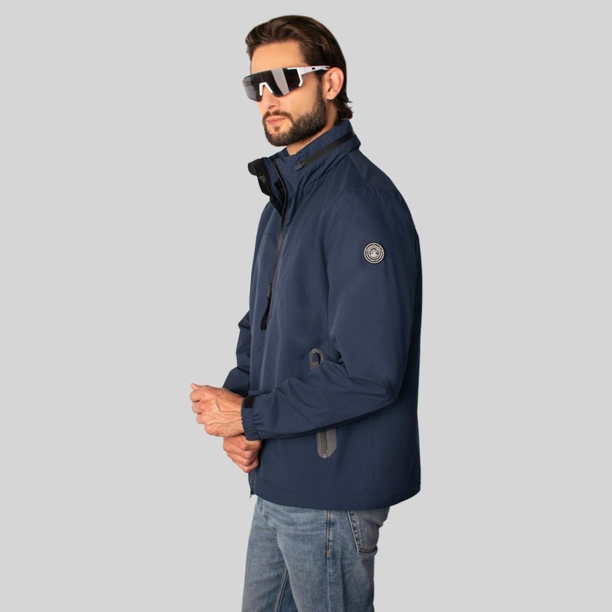 Chamarra Rompevientos Hombre Gorro Oculto Greenlander - Greenlander