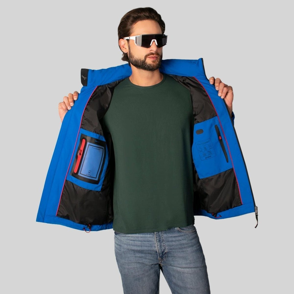 Chamarra Rompevientos Hombre Gorro Oculto Greenlander - Greenlander