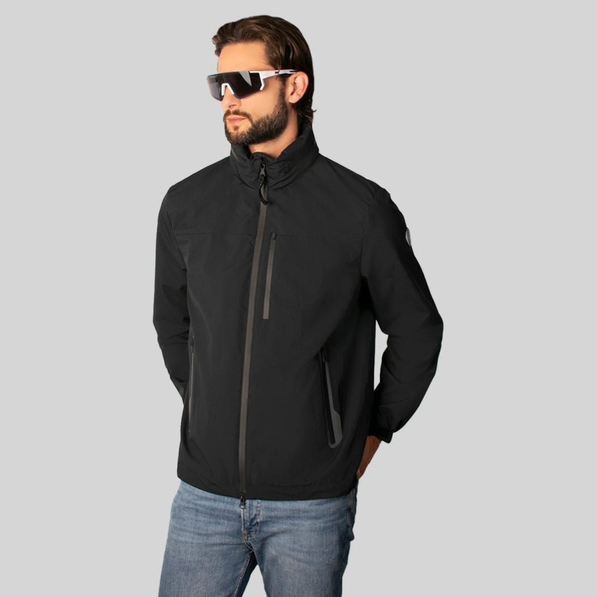 Chamarra Rompevientos Hombre Gorro Oculto Greenlander - Greenlander