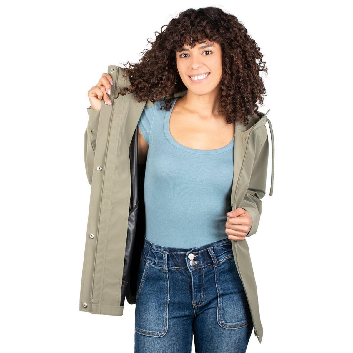 Chamarra Rompevientos Lifestyle Capa Corta Mujer - Greenlander