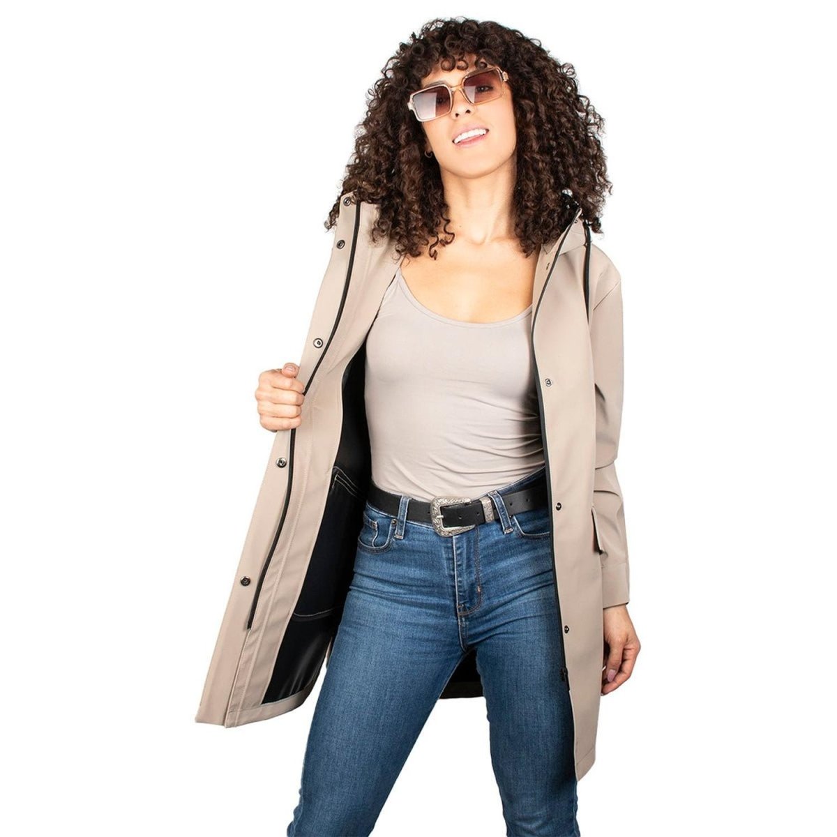 Chamarra Rompevientos Lifestyle Capa Larga Mujer - Greenlander