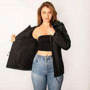 Chamarra Rompevientos Ligero con Capucha Para Mujer Greenlander - Greenlander