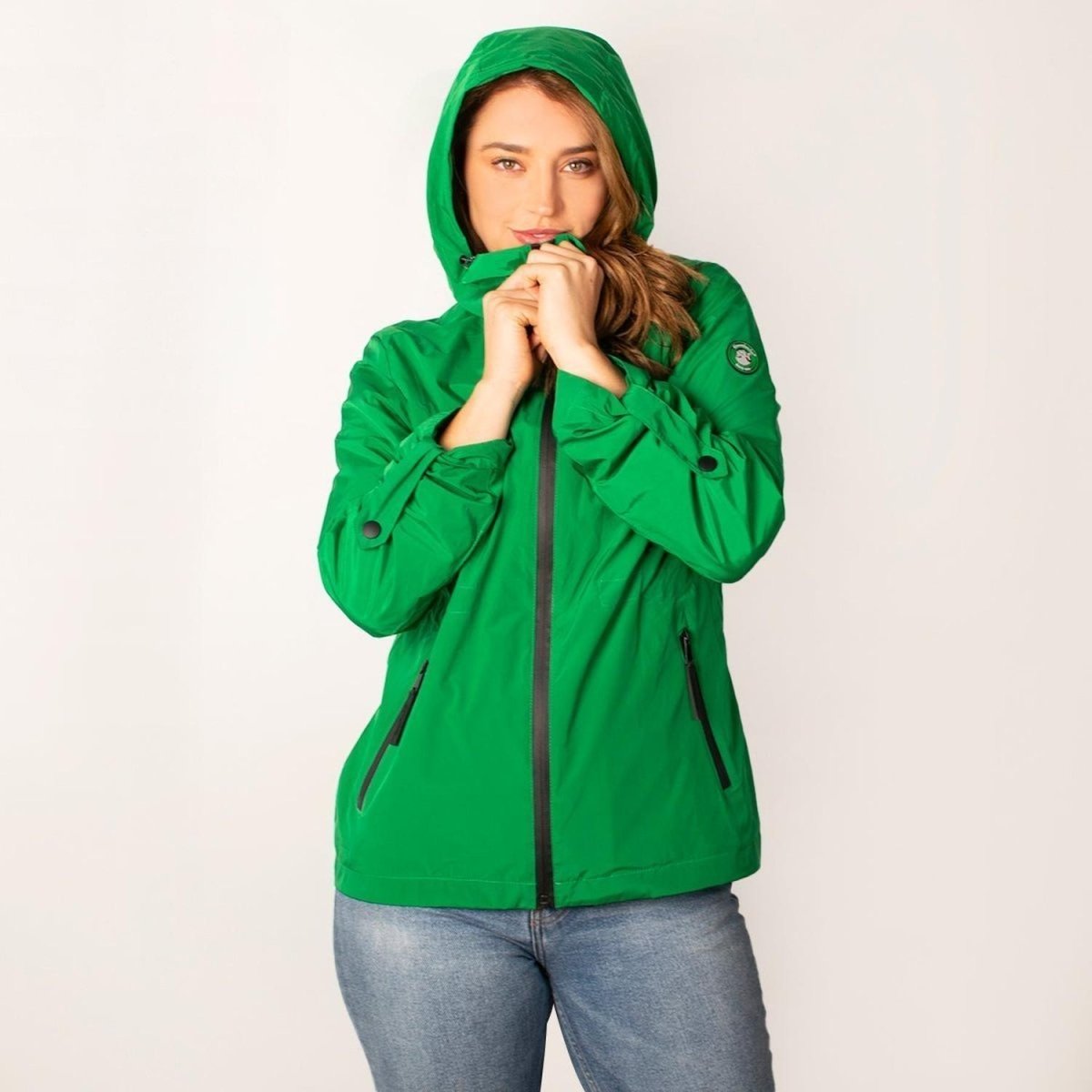 Chamarra Rompevientos Ligero con Capucha Para Mujer Greenlander - Greenlander