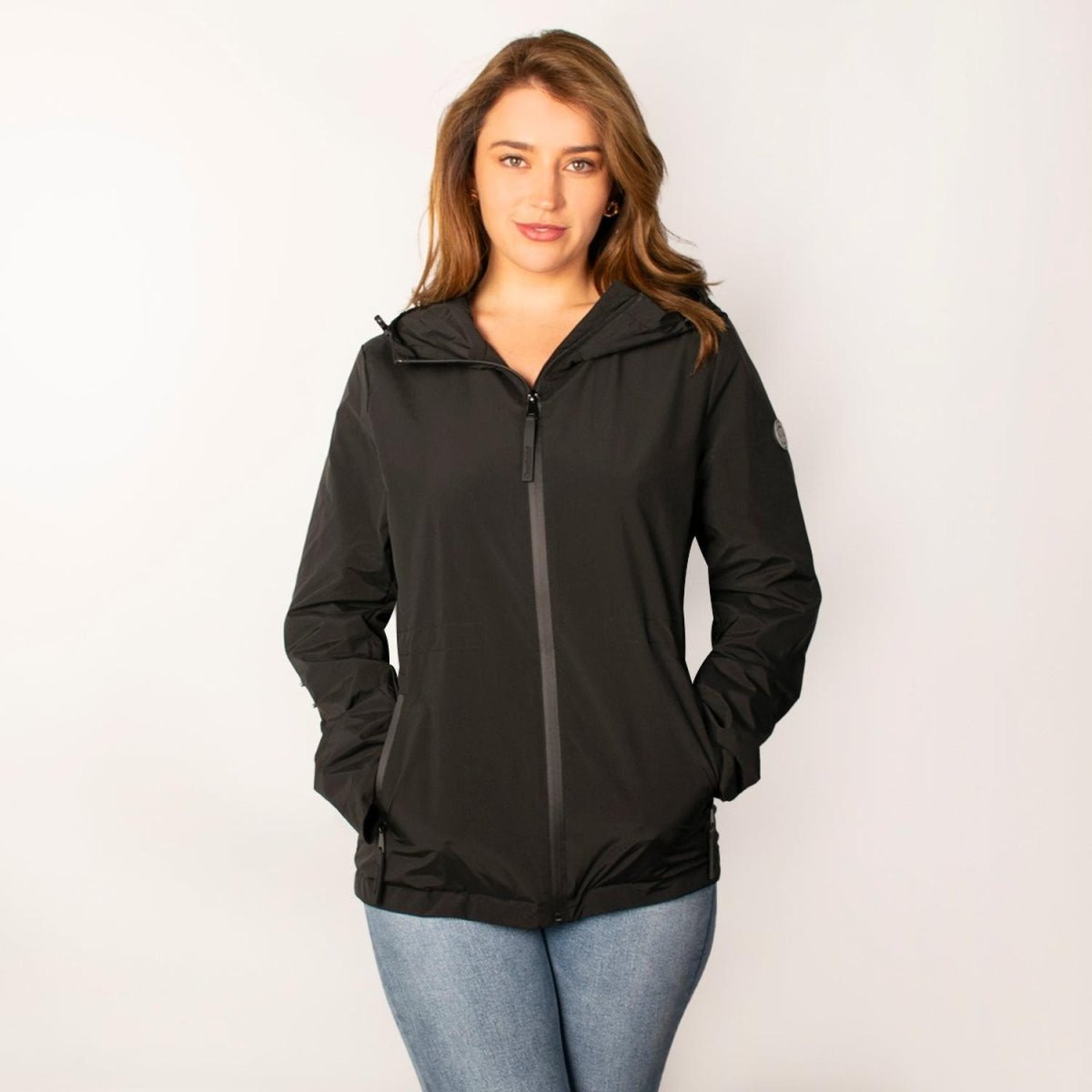 Chamarra Rompevientos Ligero con Capucha Para Mujer Greenlander - Greenlander