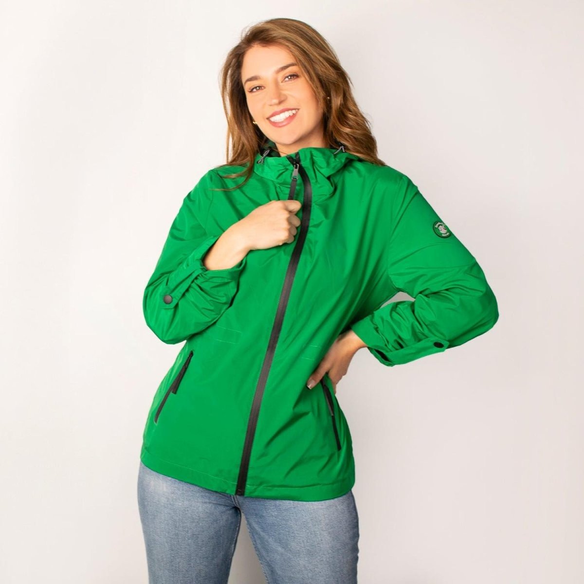 Chamarra Rompevientos Ligero con Capucha Para Mujer Greenlander - Greenlander