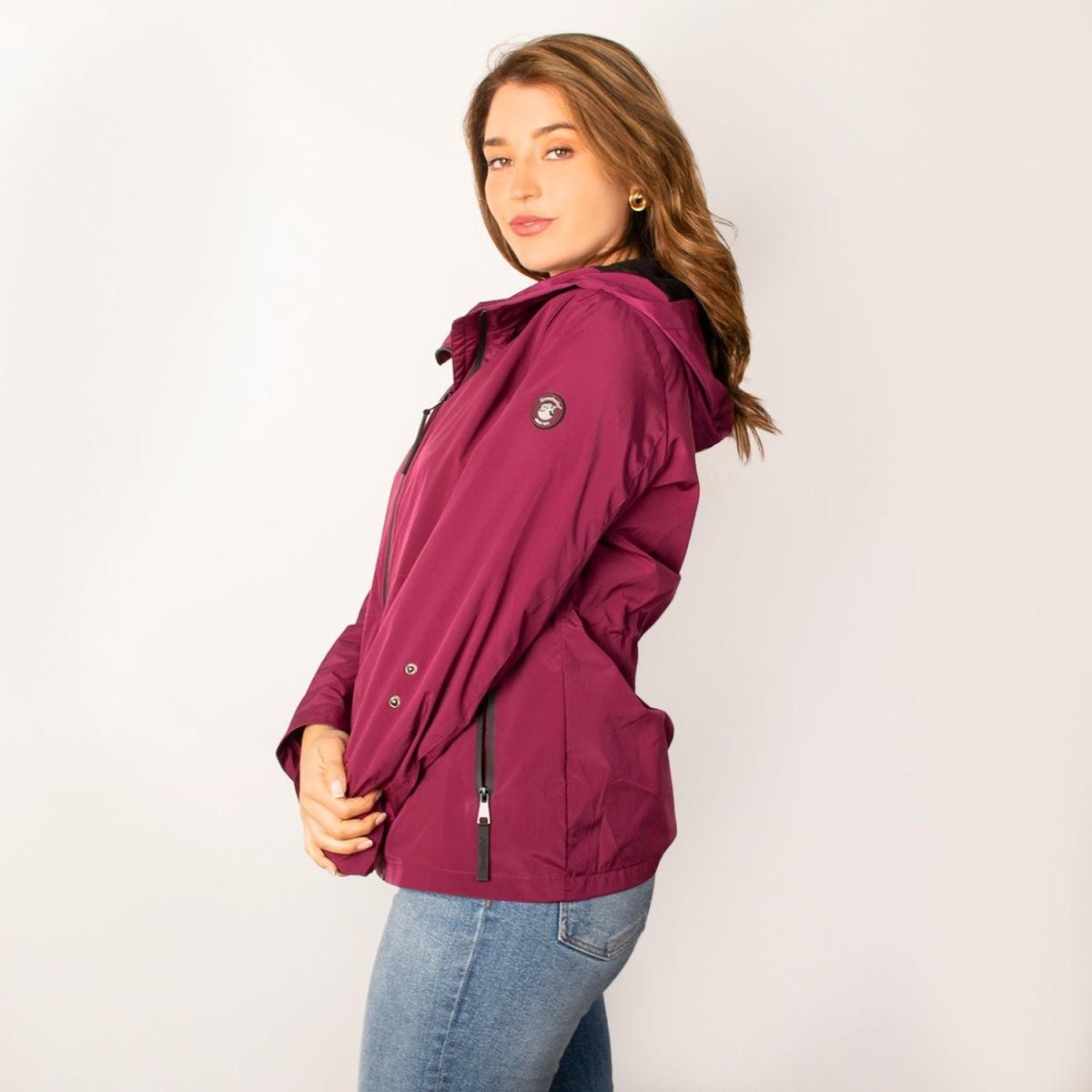 Chamarra Rompevientos Ligero con Capucha Para Mujer Greenlander - Greenlander