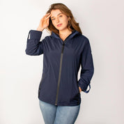 Chamarra Rompevientos Ligero con Capucha Para Mujer Greenlander - Greenlander