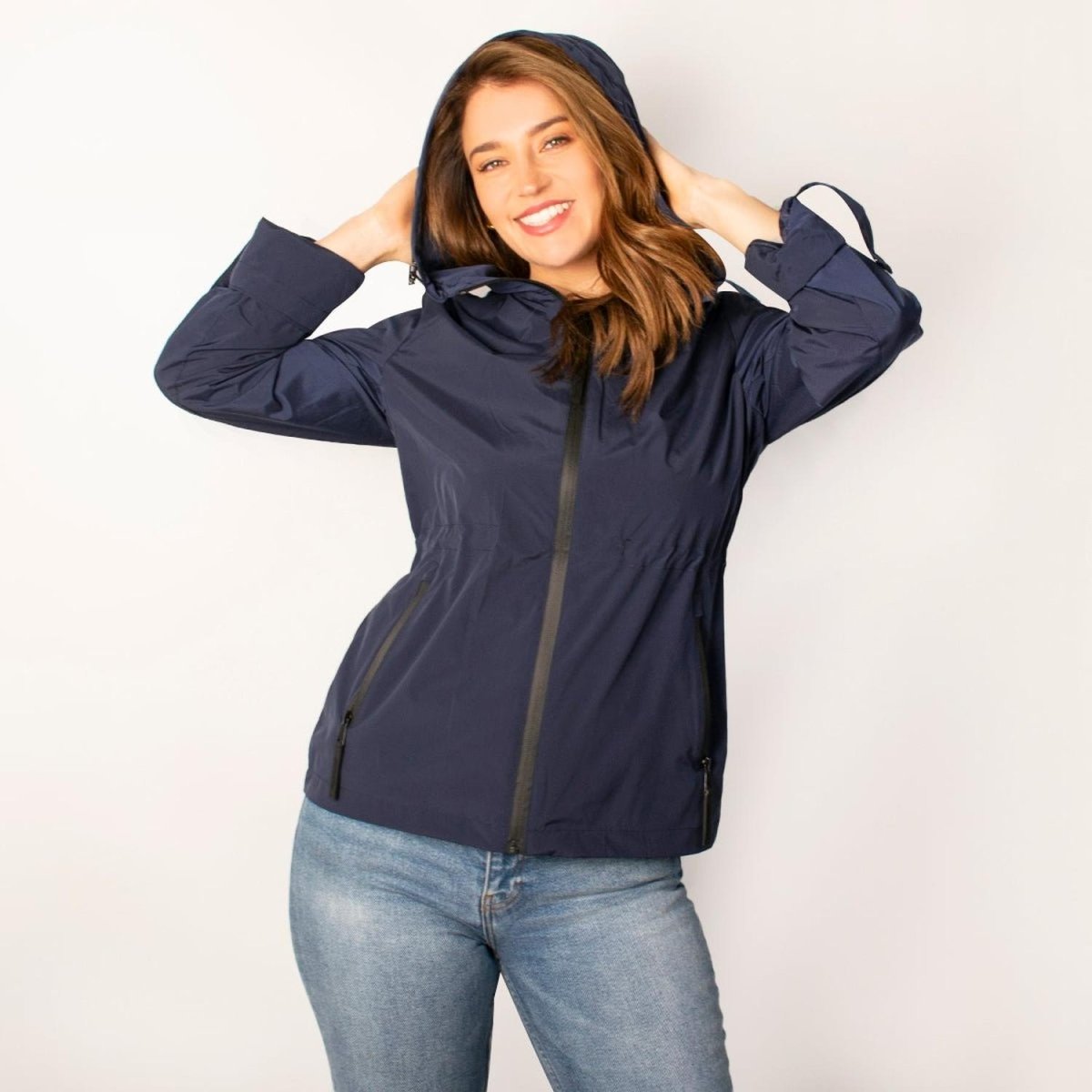 Chamarra Rompevientos Ligero con Capucha Para Mujer Greenlander - Greenlander