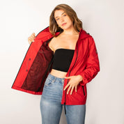 Chamarra Rompevientos Ligero con Capucha Para Mujer Greenlander - Greenlander