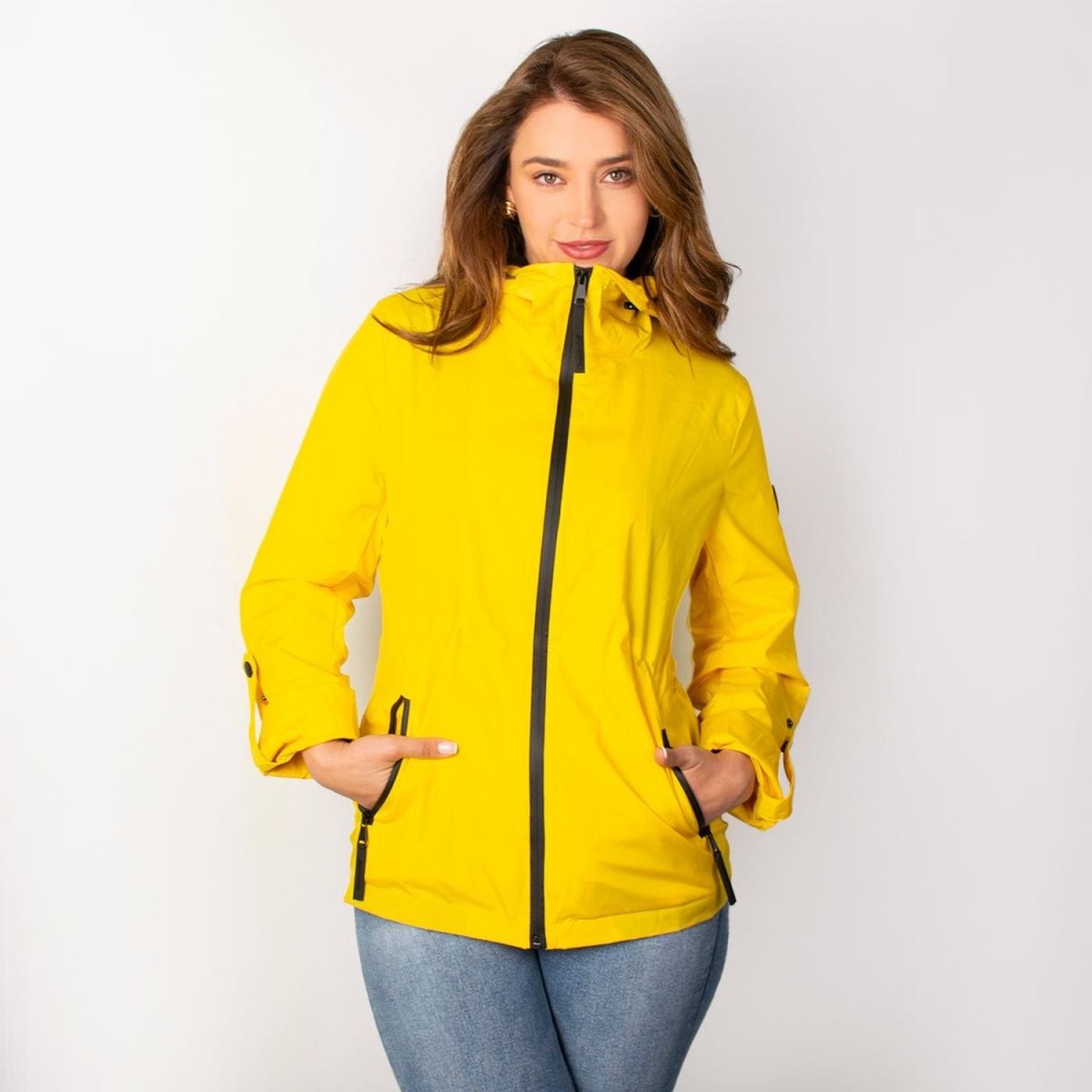 Chamarra Rompevientos Ligero con Capucha Para Mujer Greenlander - Greenlander