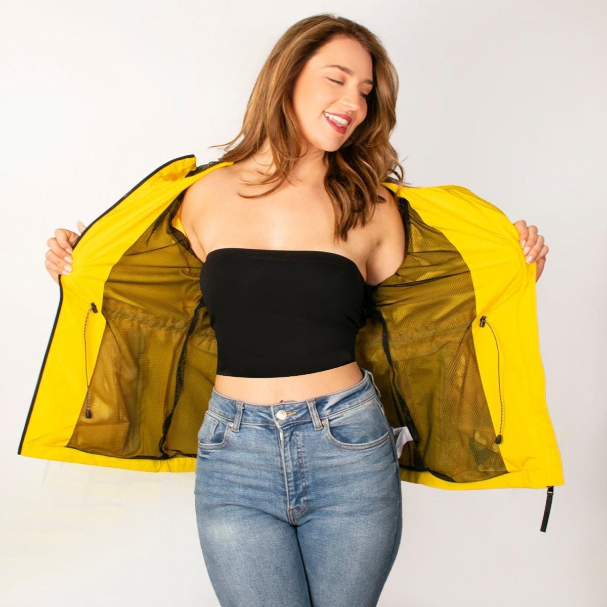 Chamarra Rompevientos Ligero con Capucha Para Mujer Greenlander - Greenlander