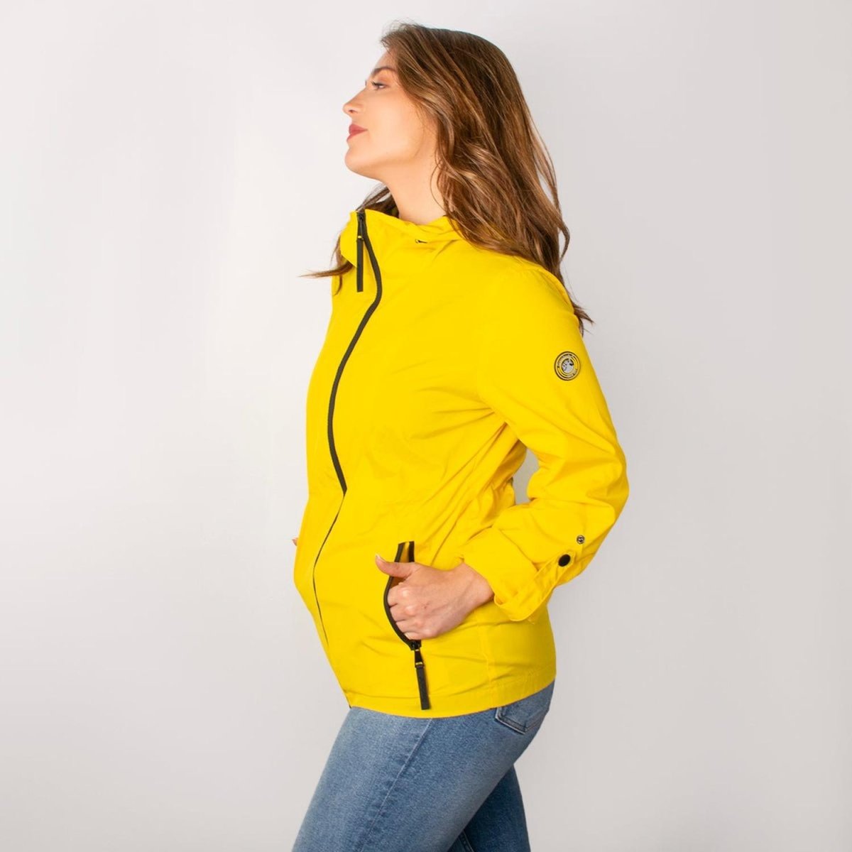 Chamarra Rompevientos Ligero con Capucha Para Mujer Greenlander - Greenlander