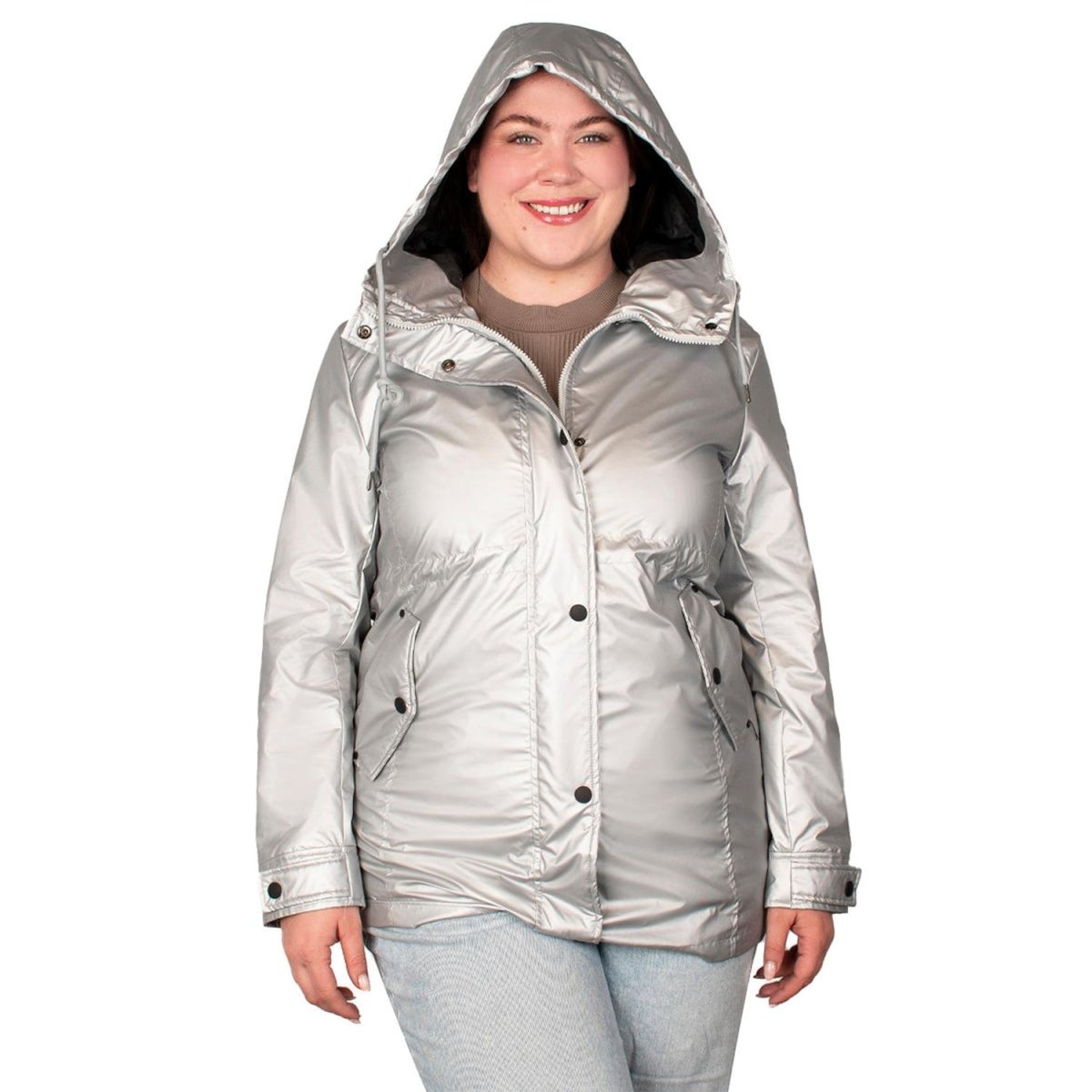 Chamarra Rompevientos Ligero Mujer Plus Size - Greenlander