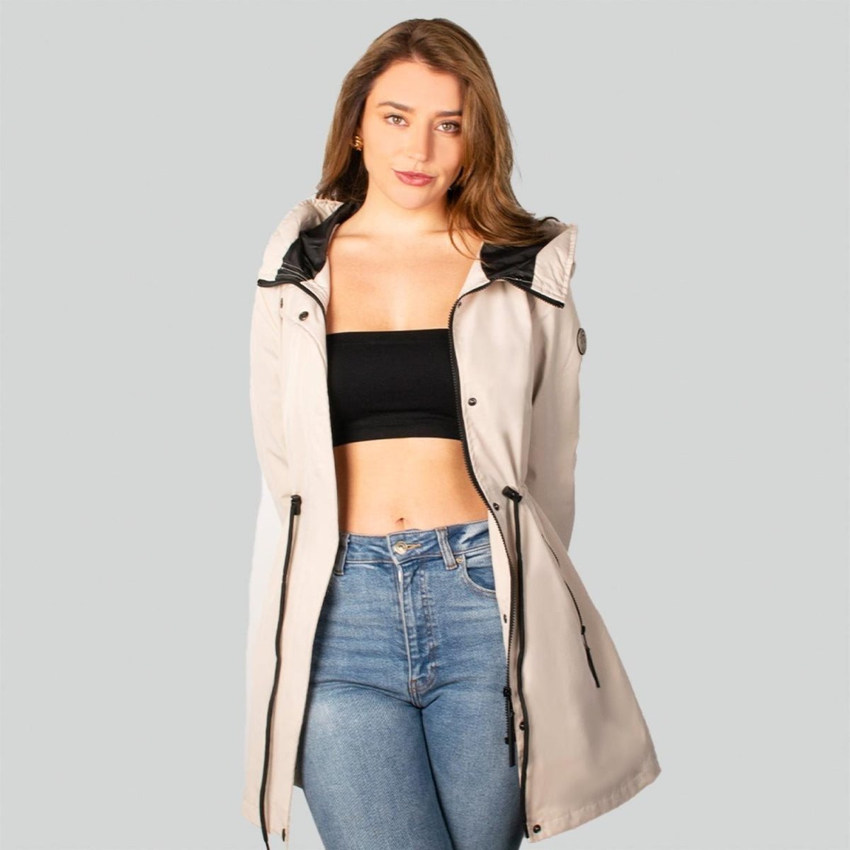 Chamarra Rompevientos Mujer con Gorro fijo Greenlander - Greenlander