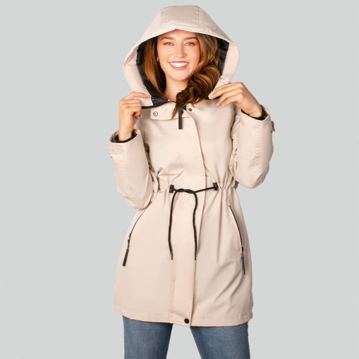 Chamarra Rompevientos Mujer con Gorro fijo Greenlander - Greenlander