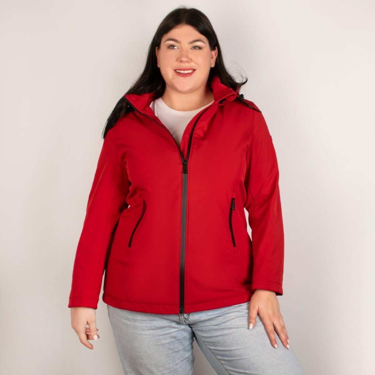 Chamarra Rompevientos Mujer Forro Polar con Gorro Desmontable Greenlander - Greenlander