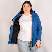 Chamarra Rompevientos Mujer Forro Polar con Gorro Desmontable Greenlander - Greenlander