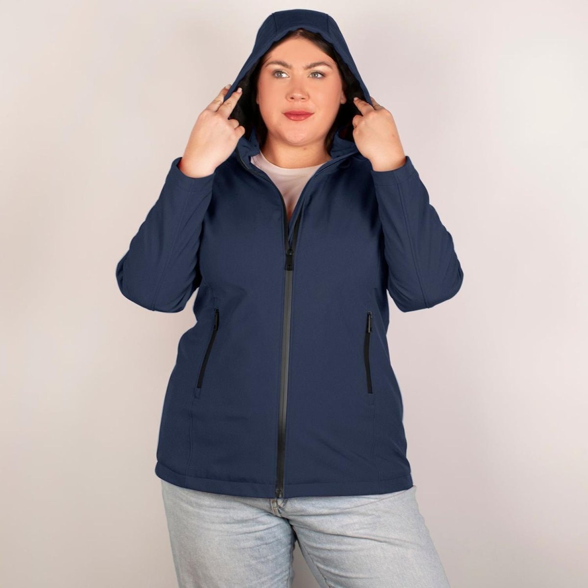 Chamarra Rompevientos Mujer Forro Polar con Gorro Desmontable Greenlander - Greenlander