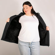 Chamarra Rompevientos Mujer Forro Polar con Gorro Desmontable Greenlander - Greenlander